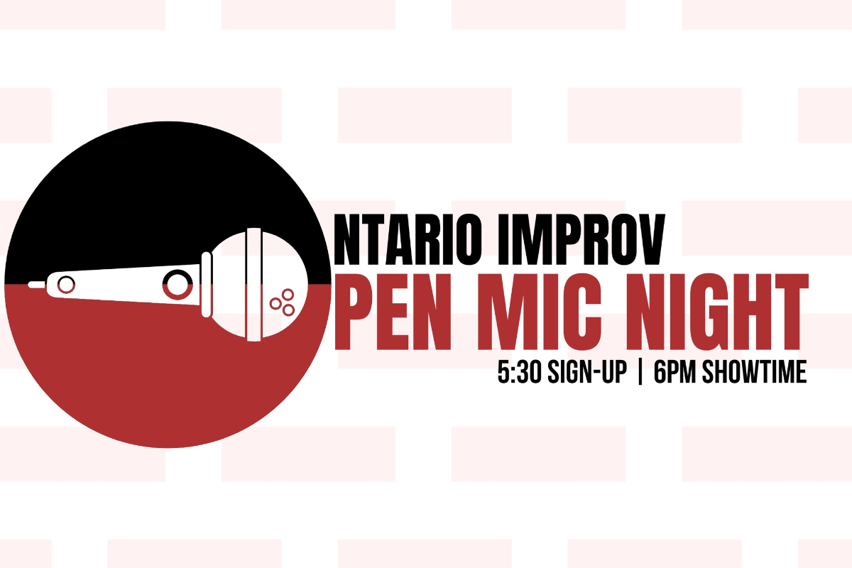 EVEN CANCELLED - Ontario Improv Open Mic Night