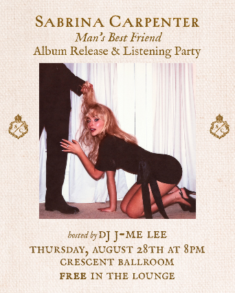 Sabrina Carpenter Album Listening Party Image