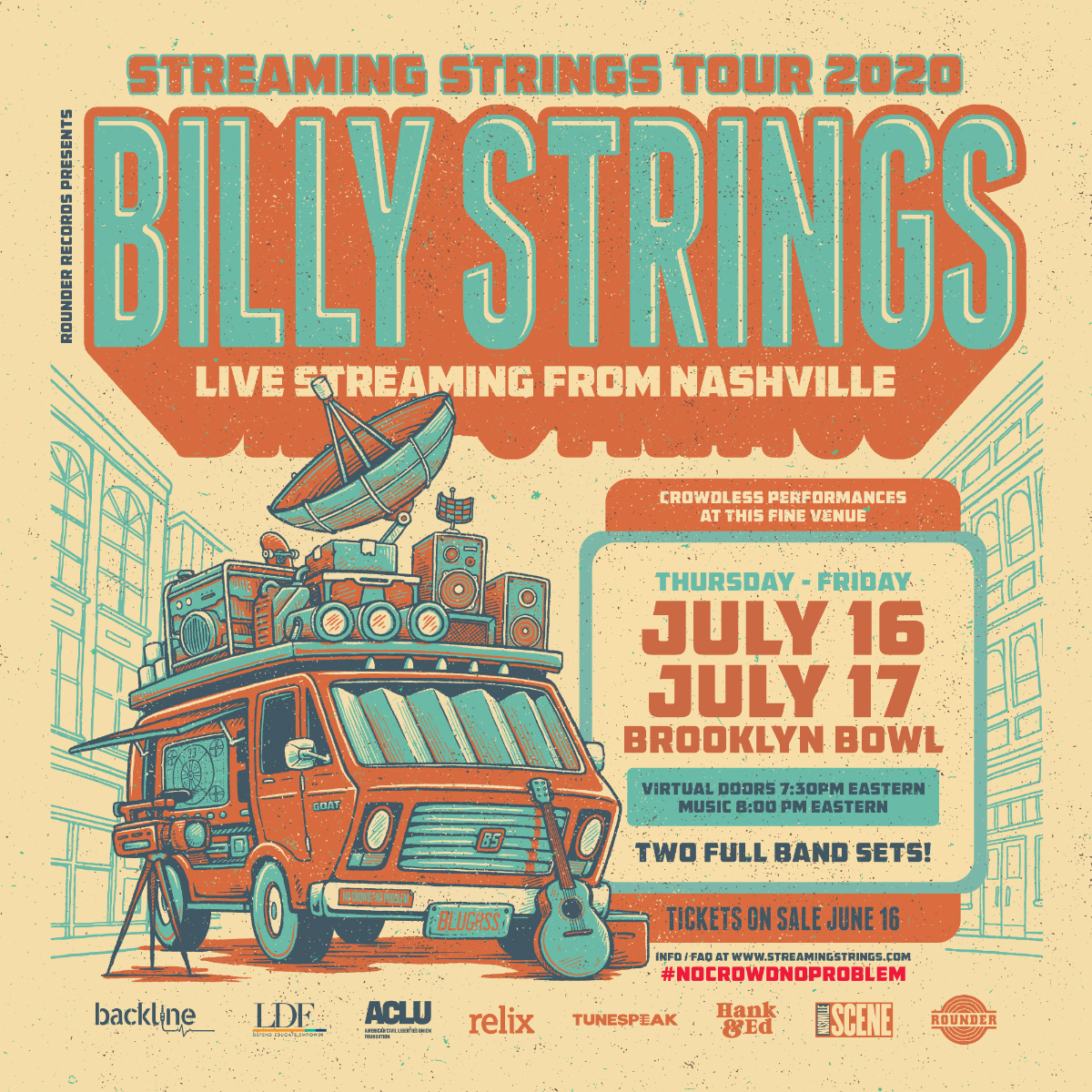 Billy Strings Live Streaming from Nashville