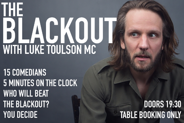 The Blackout Thu 29 Oct