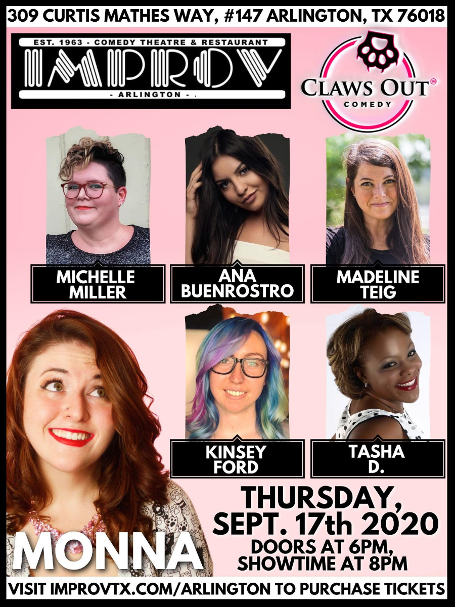 Claws Out Comedy feat MONNA & Friends