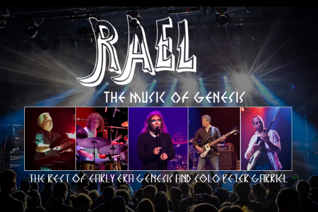 RAEL - The Music of Genesis - LIMITED AUDIENCE + LIVE STREAM at Daryl's House Club