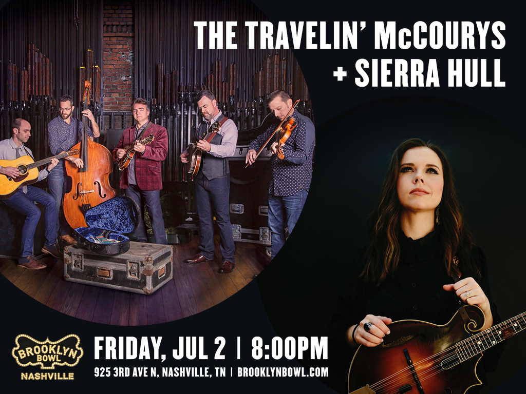 The Travelin’ McCourys + Sierra Hull with special guest Del McCoury