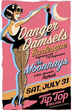 Danger Damsels with The Moonrays and Patrick