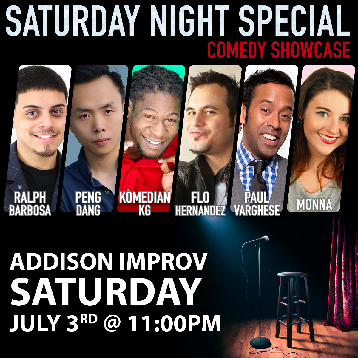 Saturday Night Special Comedy Show at Addison Improv (11143505)
