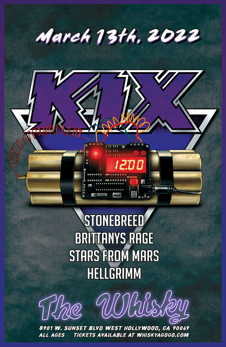 Kix, Stonebreed, Brittanys Rage, Stars From Mars, Hellgrimm