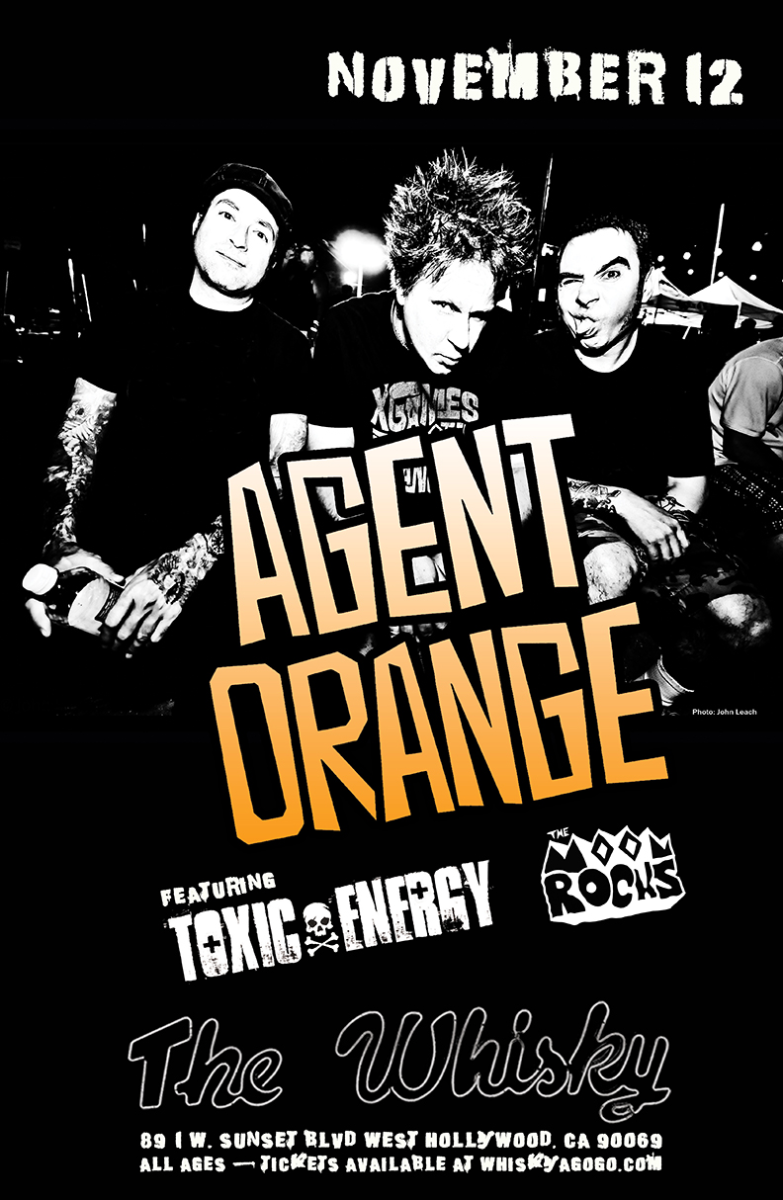 Agent Orange, Toxic Energy, The Moon Rocks, All Goes Well, Demure, Black Market Theory, Banger, Legions