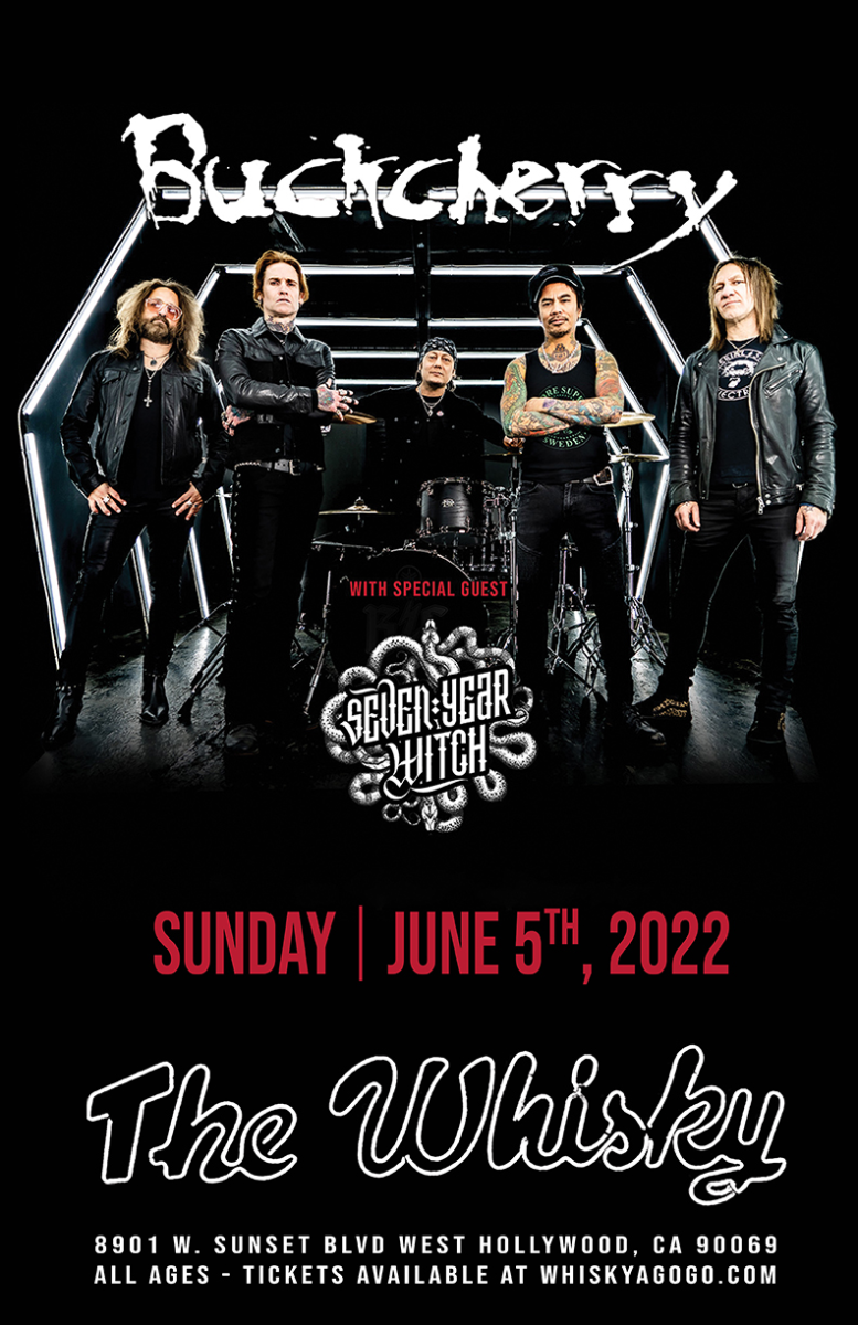 Buckcherry, Seven Year Witch, Wild Ride, Zakk DeBono and the Broken Circle