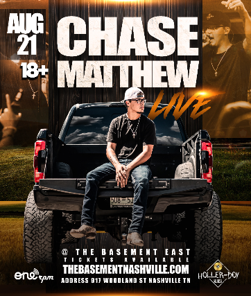 Image used with permission from Ticketmaster | Chase Matthew tickets