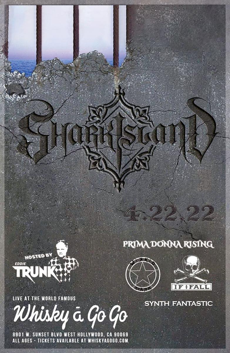 Shark Island, Prima Donna Rising, Wikkid Starr, AMC, The Rewind, Temple, Space Electric, Synth Fantastic