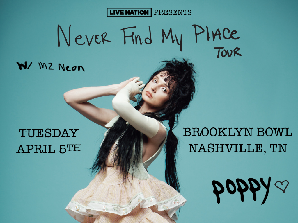 Poppy Never Find My Place Tour Brooklyn Bowl