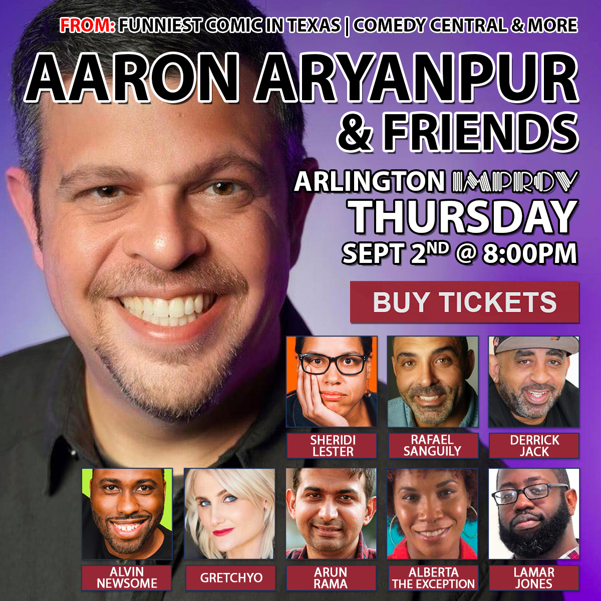 Aaron Aryanpur & Friends Comedy Showcase