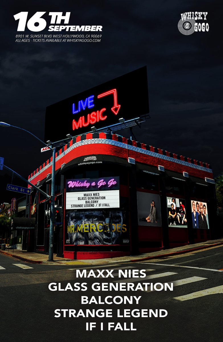 Maxx Nies, Glass Generation, Balcony, Strange Legend, If I Fall