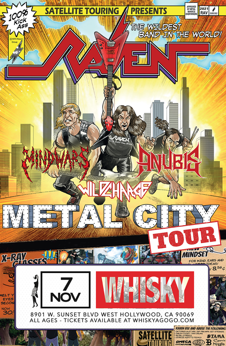 Raven, Mindwars, Wild Charge, Anubis