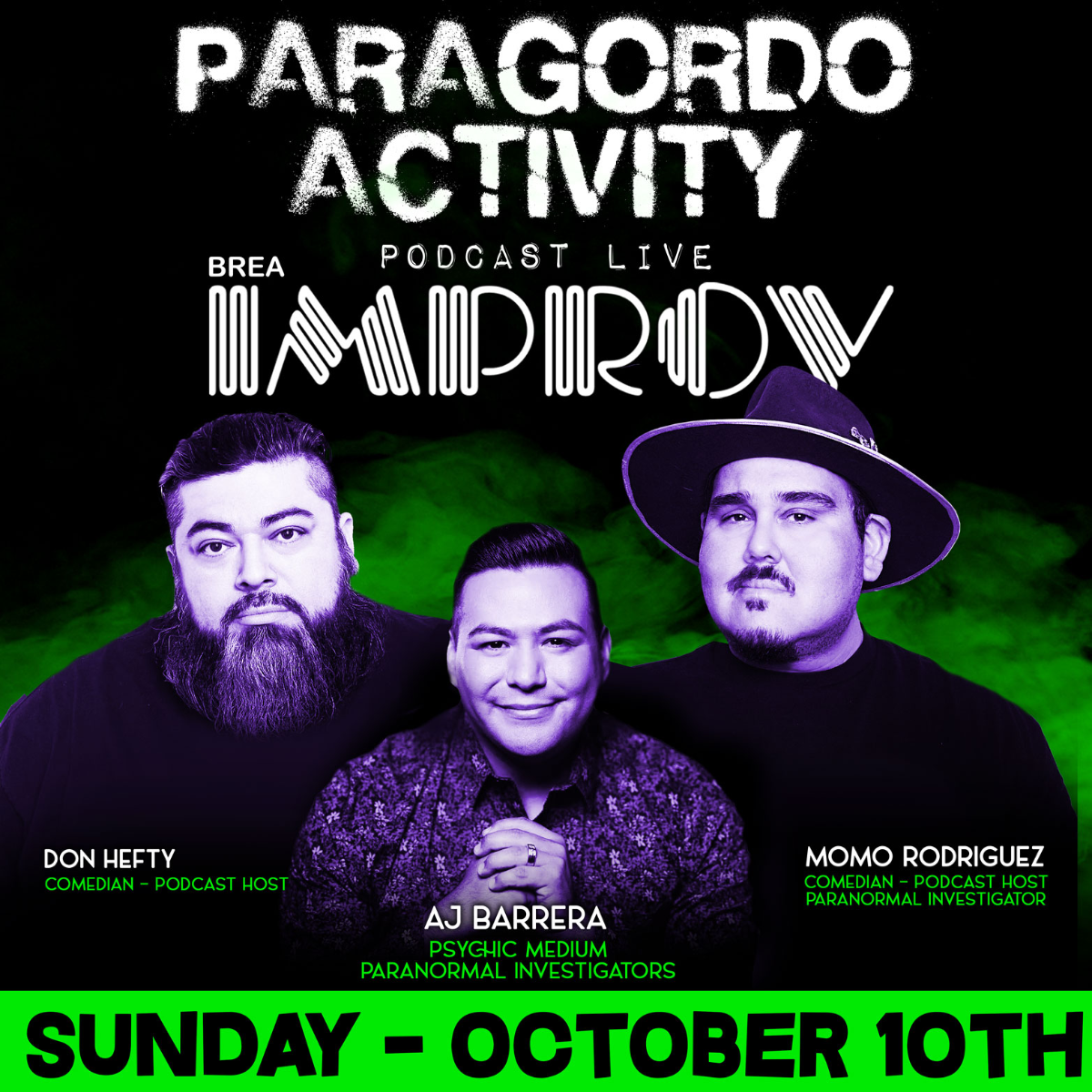 Paranormal Comedy With Momo Rodriguez and Medium AJ Barrera