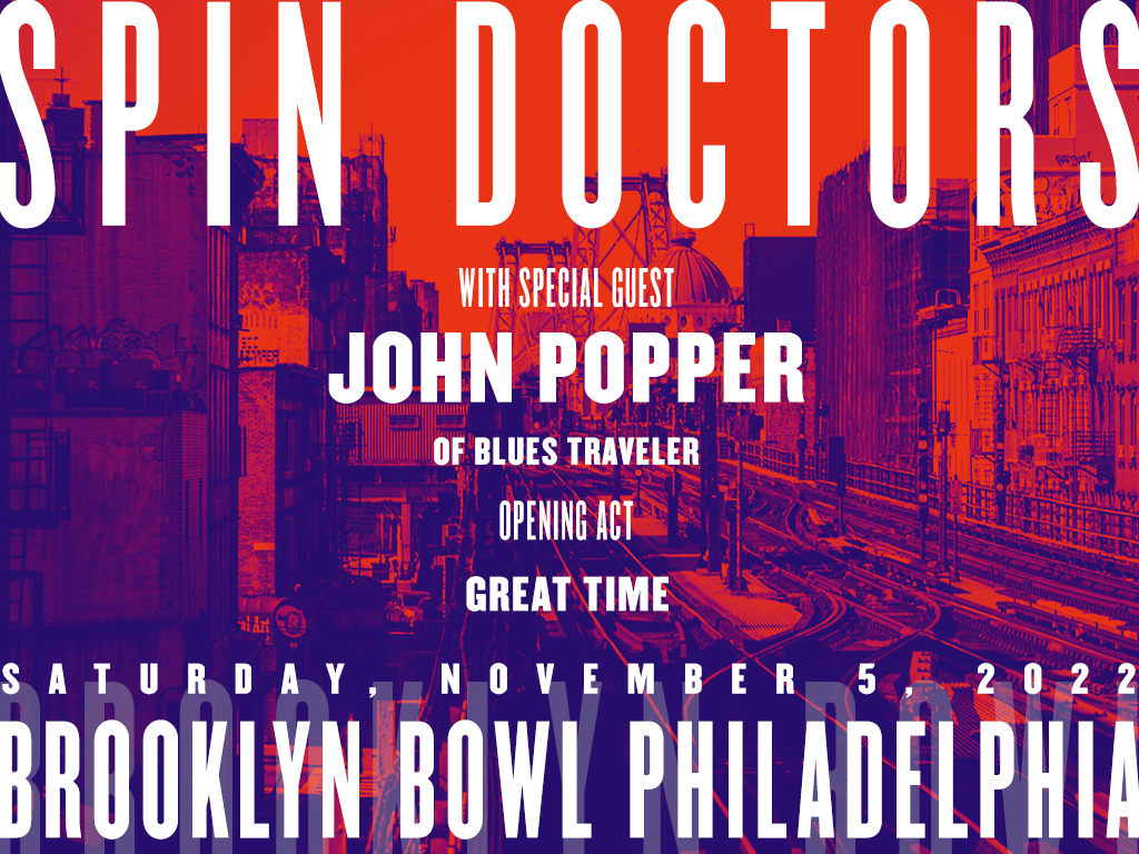 Spin Doctors with special guest John Popper (of Blues Traveler)