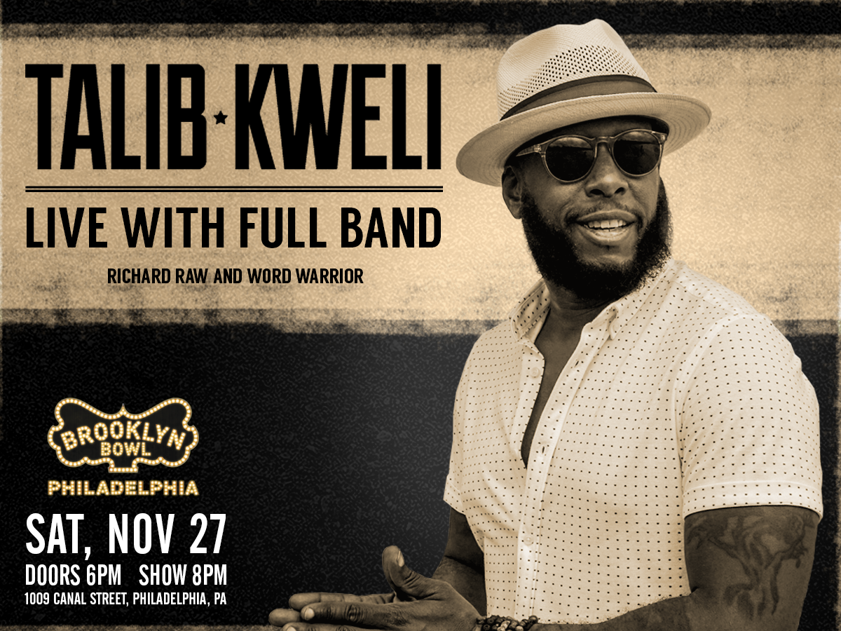 Talib Kweli LIVE with Full Band!