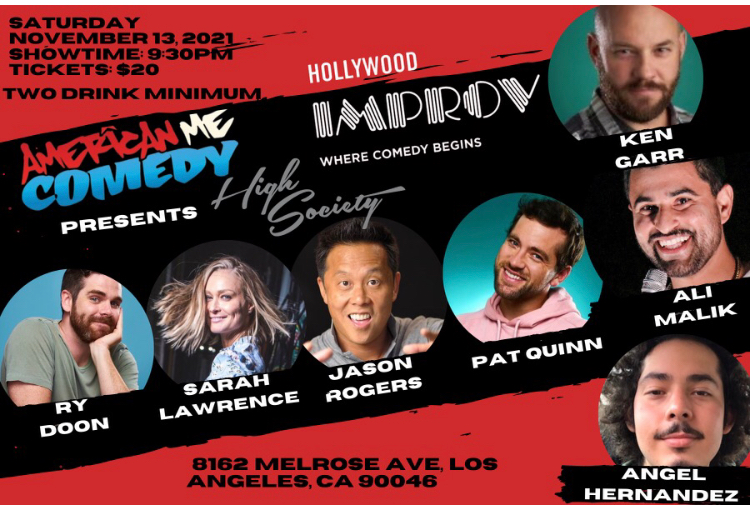 Ry Doon & Jason Rogers present High Society ft. Ken Garr, Sarah Lawrence, Pat Quinn, Ali Malik, Angel Hernandez!