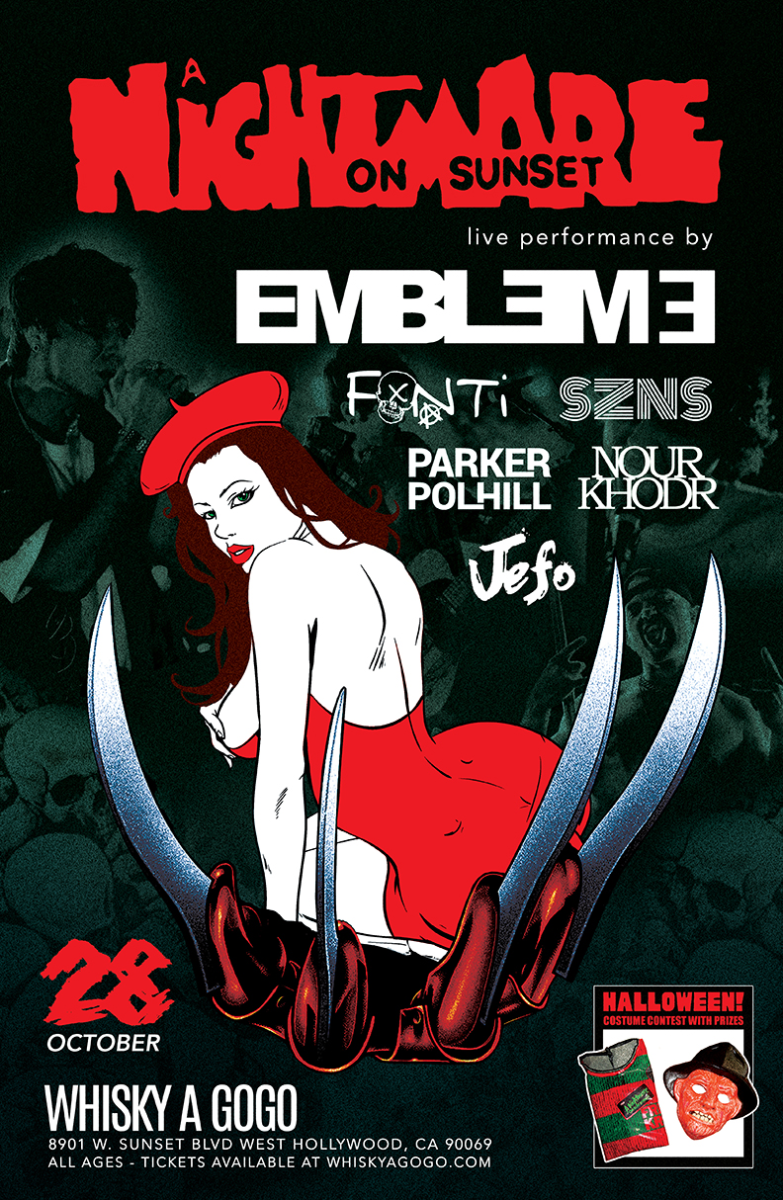 Emblem3, Fonti, SZNS, Parker Polhill, Nour Khodr, Jefo