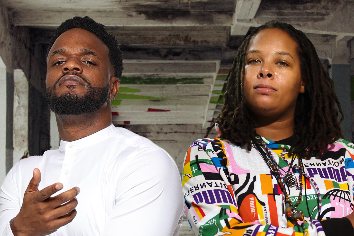 Chaunte Wayans and Barry Brewer