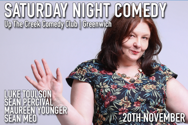 Saturday Night Comedy Sat 20 Nov