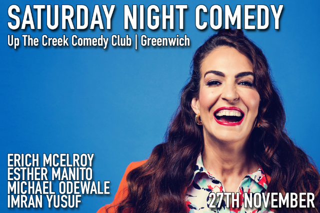 Saturday Night Comedy Sat 27 Nov