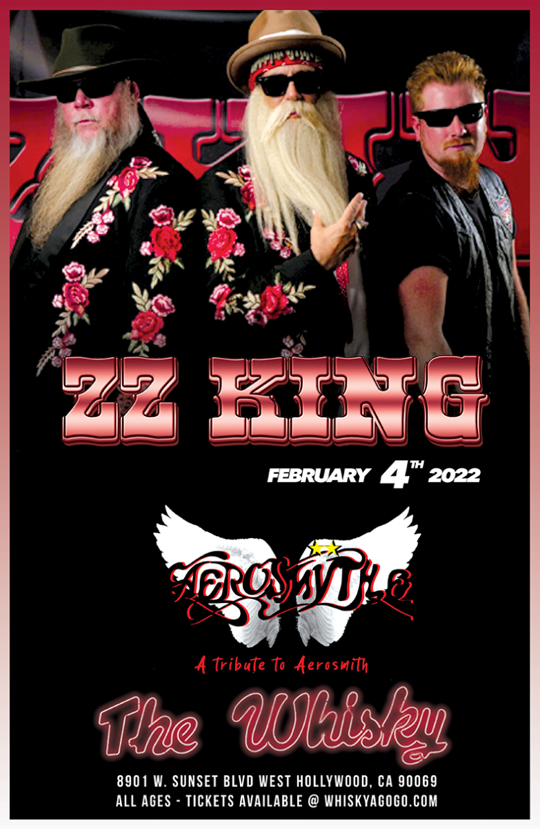 ZZ KING (Tribute to ZZ TOP), Aerosmythe (Tribute to Aerosmith) , Garden of Eden