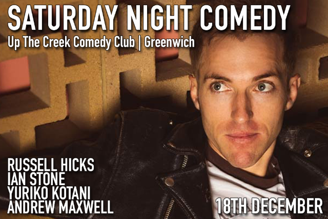 Saturday Night Comedy Sat 18 Dec
