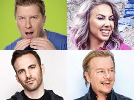 David Spade, Whitney Cummings, Nick Swardson, Brian Monarch, Kate Quigley and very special guests!