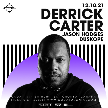 Image used with permission from Ticketmaster | Derrick Carter tickets