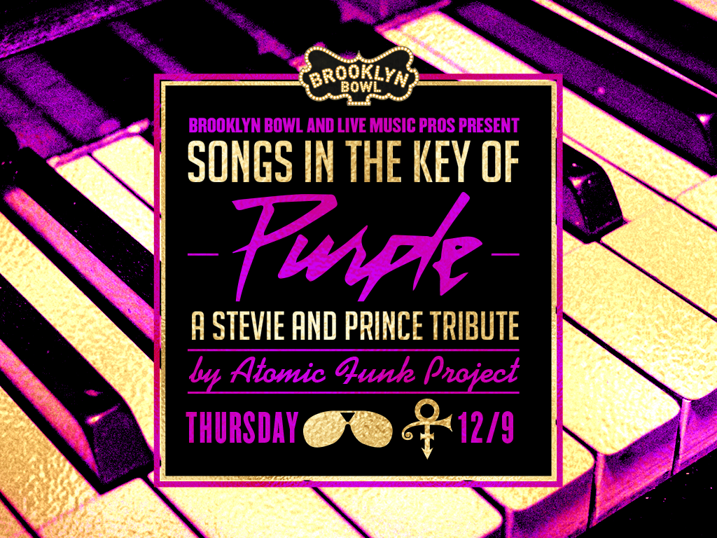 Songs in the Key of Purple: A Stevie + Prince Tribute with Atomic Funk Project