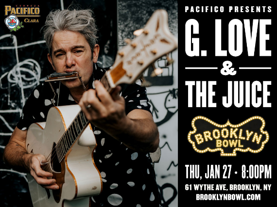 G. Love & The Juice Pre-Show Pop-Off at Brooklyn Bowl