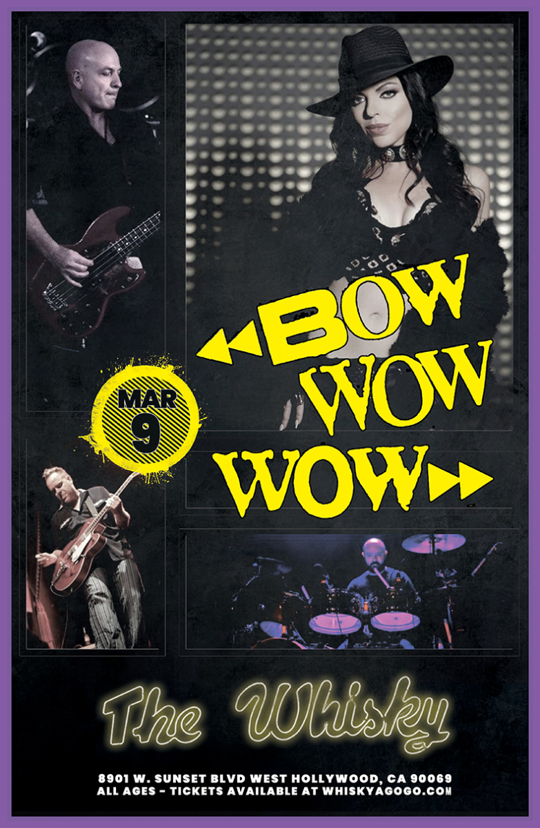 Bow Wow Wow, Destroy Saturday, Juliana Hale, Memberz Only, The Bluebell Smile, The Guitar & Whiskey Club