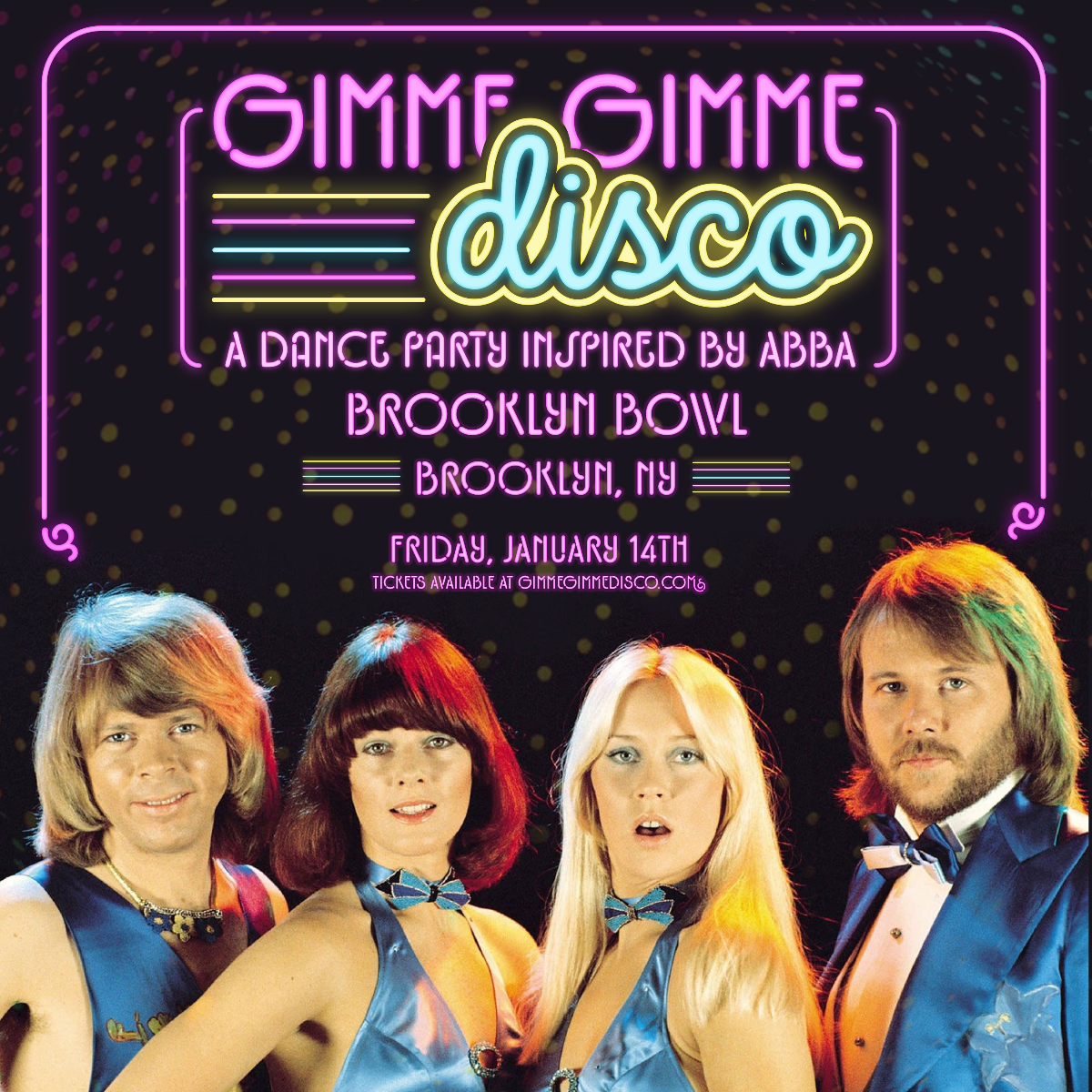 Gimme Gimme Disco - A Dance Party Inspired by ABBA