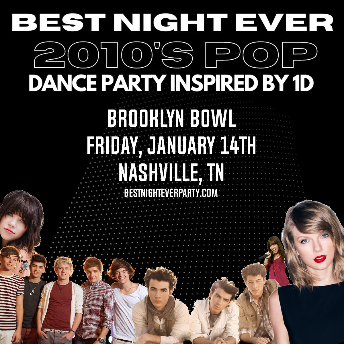 Best Night Ever: 2010's Pop Dance Party inspired by 1D