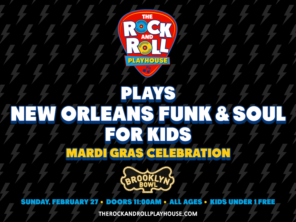 The Rock and Roll Playhouse plays the New Orleans Funk & Soul for Kids