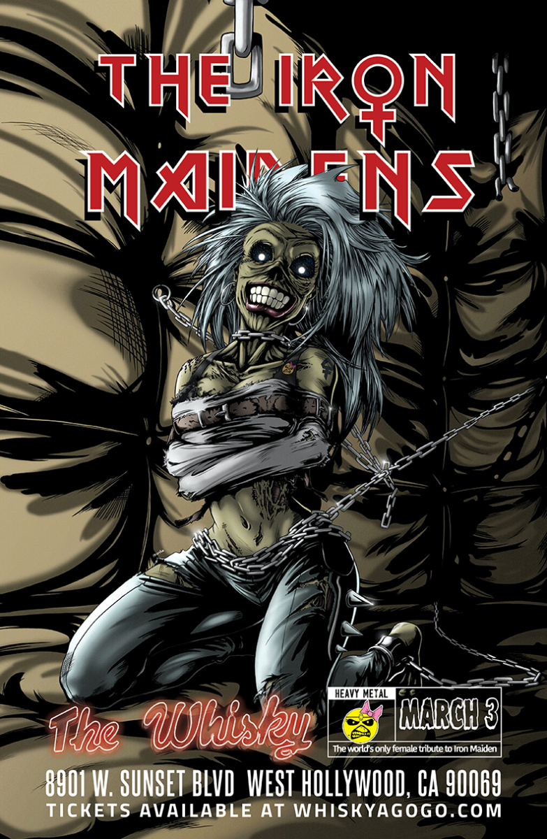 THE IRON MAIDENS - The World's Only All Female Tribute to Iron Maiden, The  Raskins, Gordo , If