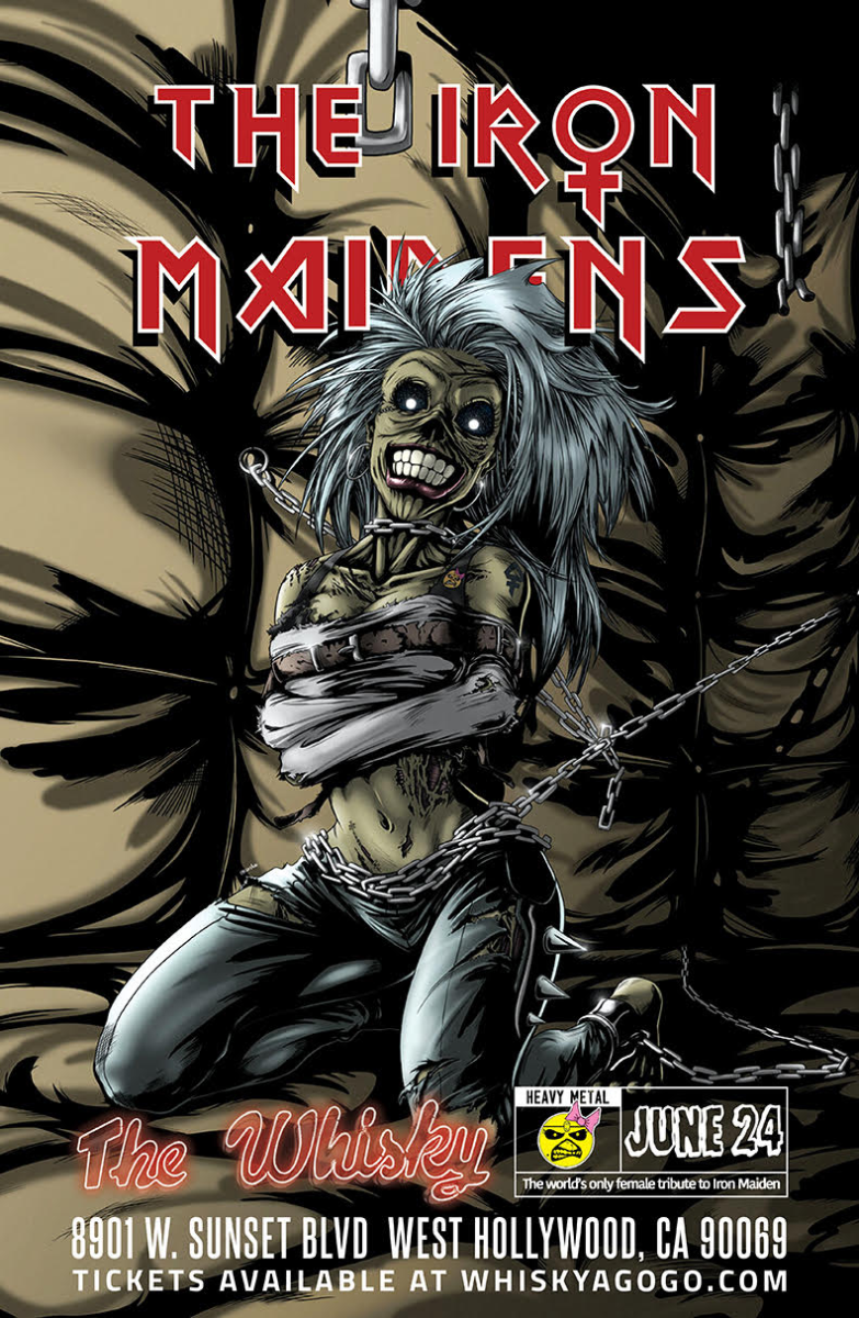 THE IRON MAIDENS - The World's Only All Female Tribute to Iron Maiden, Cerebellion, Combat Mode, Tornadic, Titan's Wrath, Chaos, Band Inc.