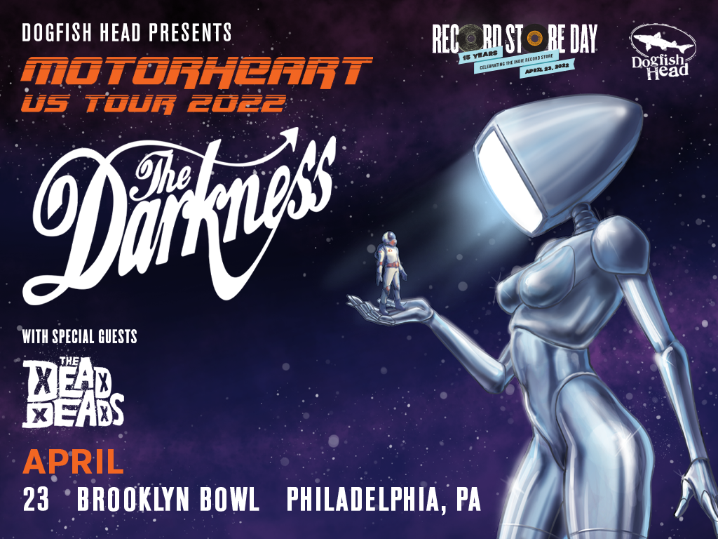 The Darkness – Motorheart US Tour 2022 with special guests The Dead Deads