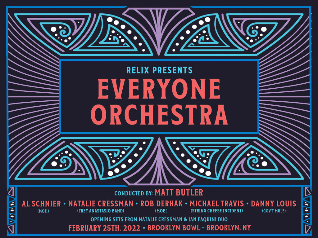 Everyone Orchestra feat. Al Schnier (moe.), Natalie Cressman (TAB), Rob Derhak (moe.), Michael Travis (String Cheese Incident) & Danny Louis (Gov't Mule)