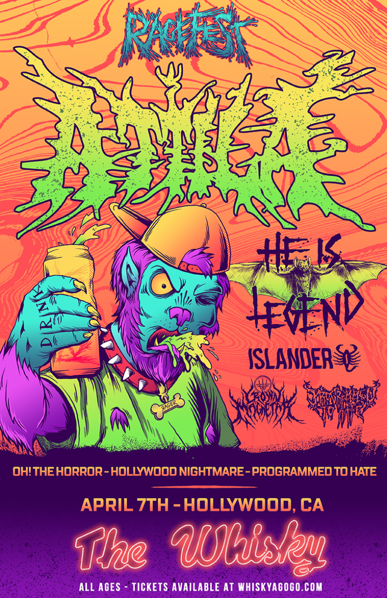 Attila, He Is Legend, Islander, CROWN MAGNETAR, Programmed To Hate