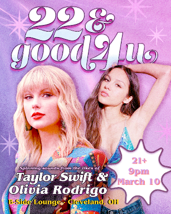 22 & good 4 u: A Taylor Swift vs. Olivia Rodrigo Night