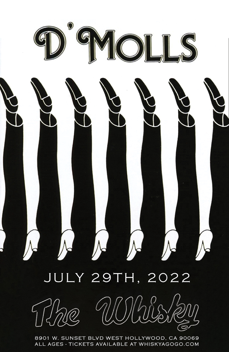 D'Molls, Dark Horse Rising, Guitar and Whiskey Club, American Jetset, The Rumours, TREVORS EVERYWHERE, Sex Appeal