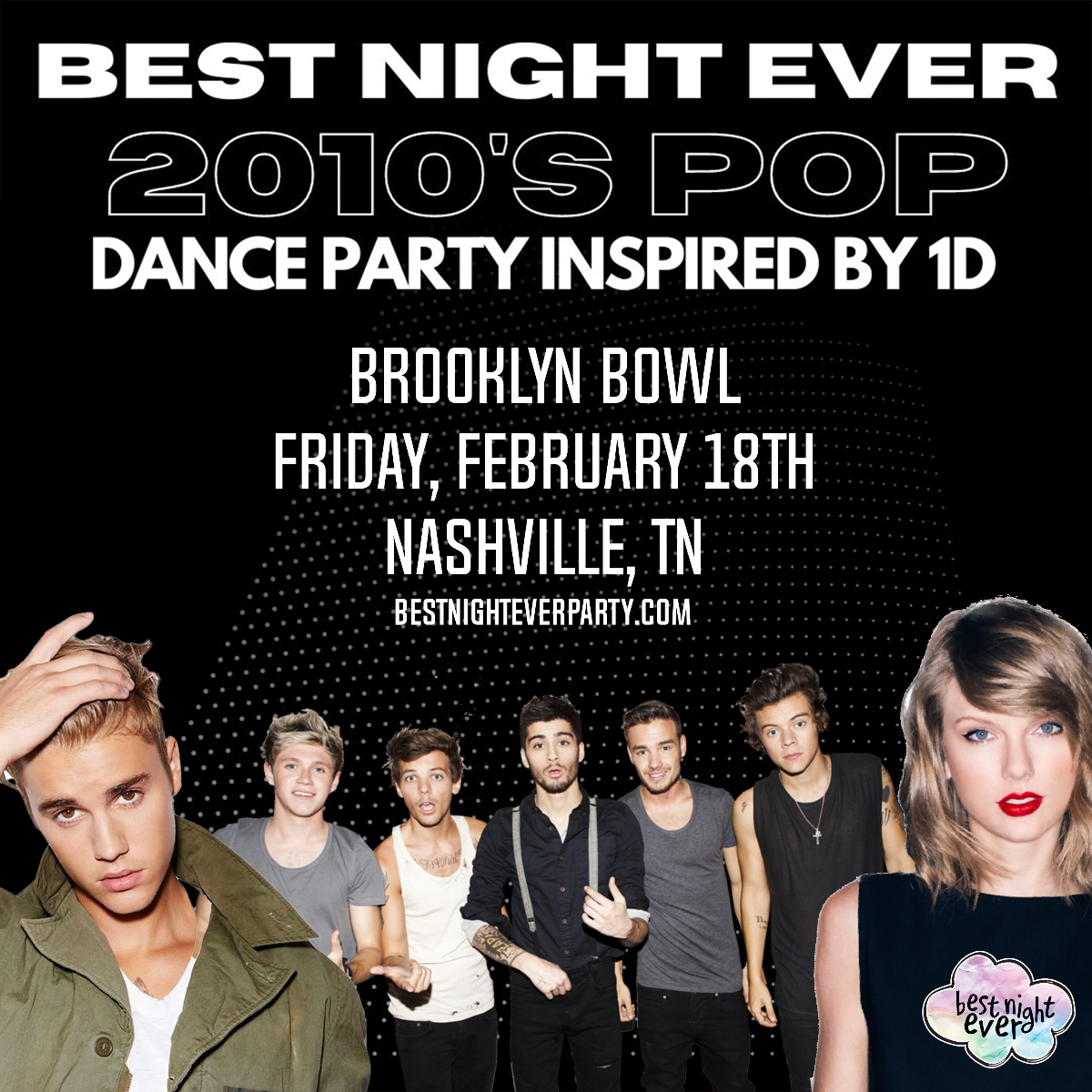 Best Night Ever: 2010's Pop Dance Party inspired by 1D