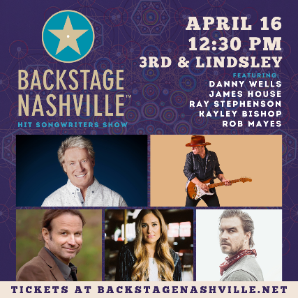 BACKSTAGE NASHVILLE! DAYTIME HIT SONGWRITERS SHOW feat. Danny Wells ...