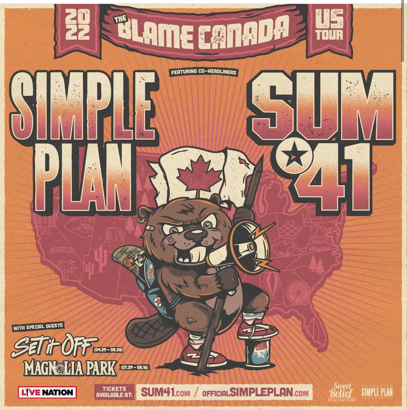 Simple Plan Sum 41 The Blame Canada Tour Simple Plan Sum 41 The Blame Canada Tour