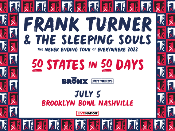 More Info for Frank Turner & The Sleeping Souls’ Never-Ending Tour of Everywhere