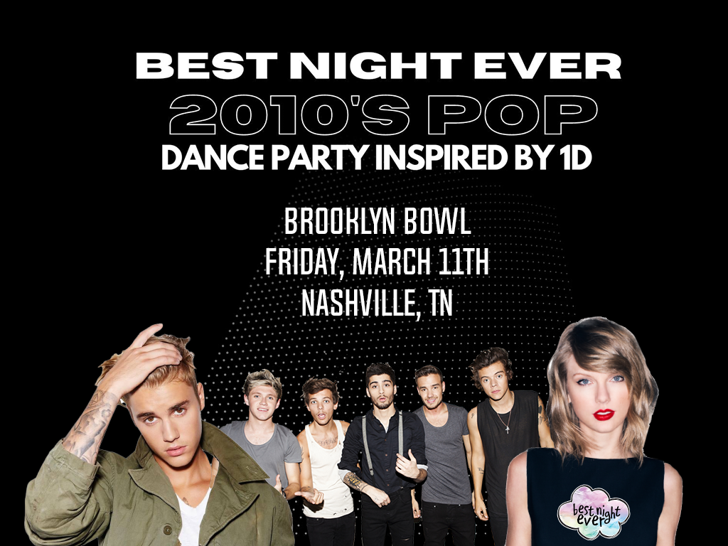 Best Night Ever: 2010's Pop Dance Party inspired by 1D