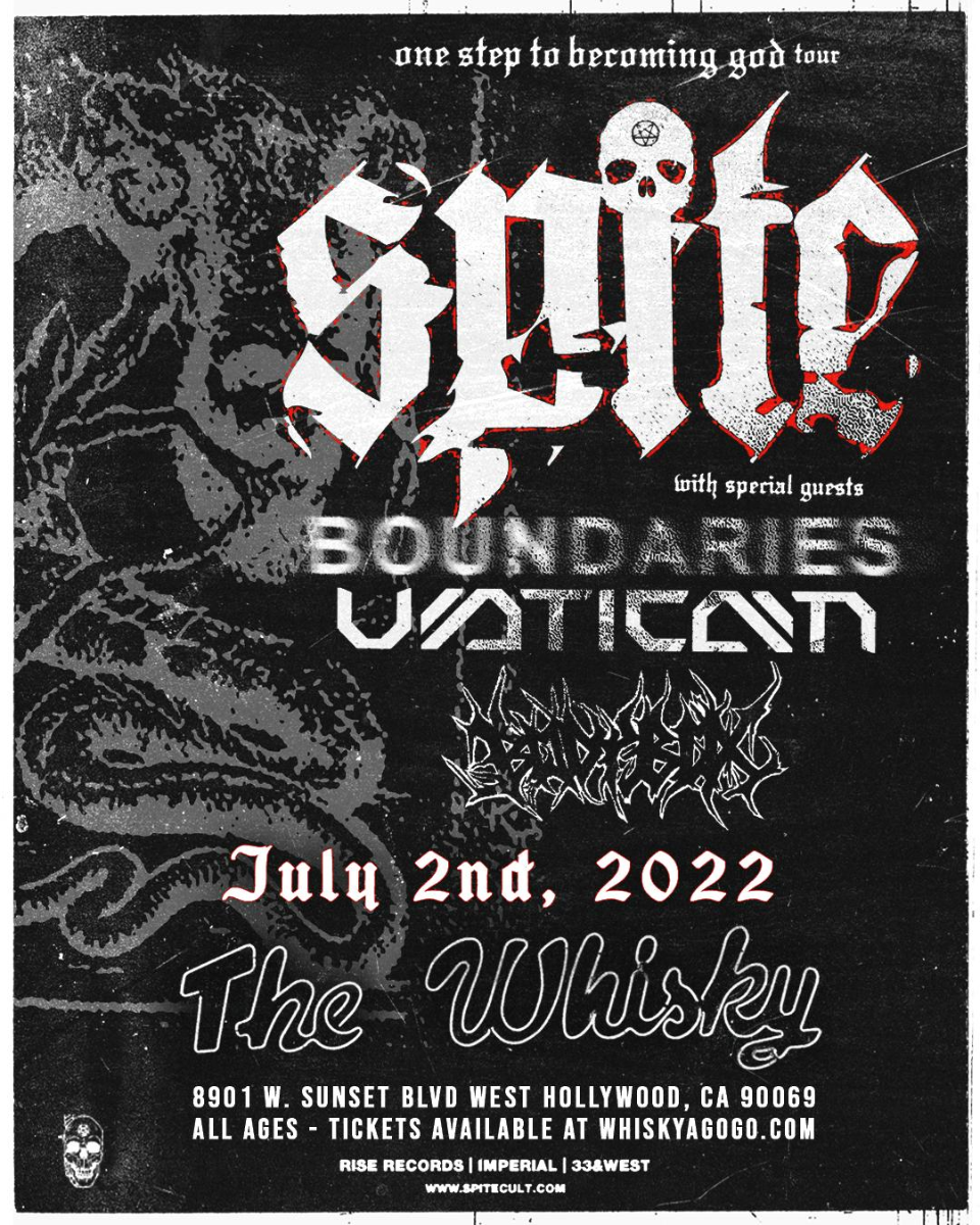 Spite, Boundaries, Vatican, Bodybox, Dreadworm