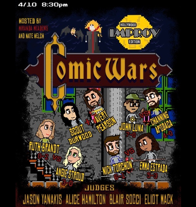 Comic Wars ft. Scout + Avery, Blair Socci, Jason Yanakis, Miranda Meadows, Eliot Mack, Alice Hamilton, Nate Welch, John Luna, Channing Apodaca, Emma Estrada, Nick Torchon, Angie Stroud, Ruth Brandt!